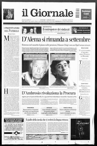 Il giornale : quotidiano del mattino